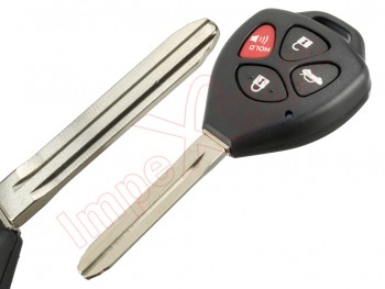 Remote control compatible for Toyota 3 + 1 buttons, Keydiy KD300 and KD900