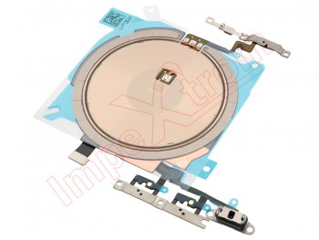 NFC coil / wireless charging module with side buttons keys for iPhone 13 Mini, A2628