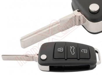 Generic Product - 3 button remote control for Audi Q7 / A6 and S6 with 8E transponder.
