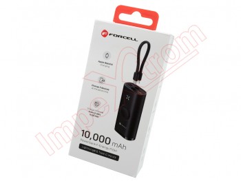 Forcell F-Energy F10k1 10,000 mAh black external battery / powerbank compatible with Apple Watch