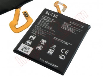 Batería BL-T36 genérica para LG K11, LM-X410EOW - 3000 mAh / 3,85 V / 11,5 Wh / Li-ion