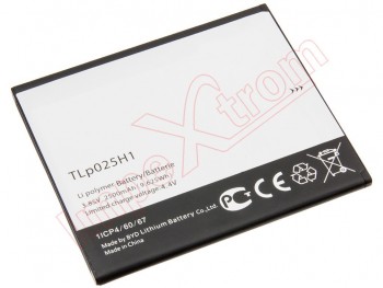 Batería genérica TLP025H7 para Alcatel Pop 4, 5051D - 2500mAh / 3.8V / 9.62 Wh / Li-ion