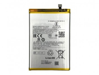 Batería BN5L / BN5K para Xiaomi Redmi 12C, 22120RN86G - 4900mAh / 3.85V / 18.8WH / Li-ion polymer genérica