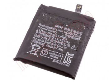 Batería BW40 genérica para Xiaomi Watch S1 Active, M2116W1 - 470mAh / 4.45V /1.81 WH / LI-ION