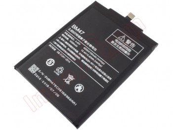Batería genérica BM47 para Xiaomi Redmi 3, para Xiaomi Redmi 4X - 4000mAh / 3.85V / 15.4WH / Li-ion