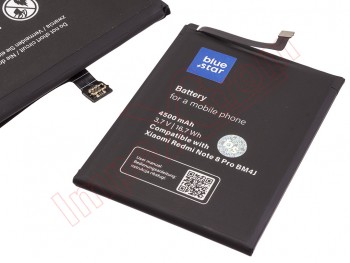 Batería BM4J Blue Star para Xiaomi Redmi Note 8 Pro, M1906G7G - 4500mAh / 3.7V / 16.7WH / Li-ion