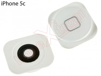 Botón de menú Home para iPhone 5C blanco-blanca