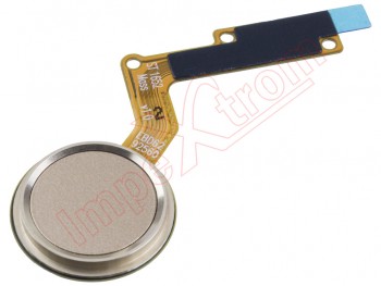 Gold home button / print reader for LG K10 2017, M250