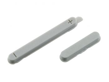 Silver volume and power side buttons for Microsoft Surface Pro 4