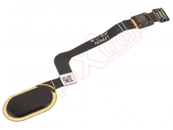 HOME key and fingerprint sensor for Motorola Moto G5 Plus, XT1685 / G5s, XT1794 - black / grey