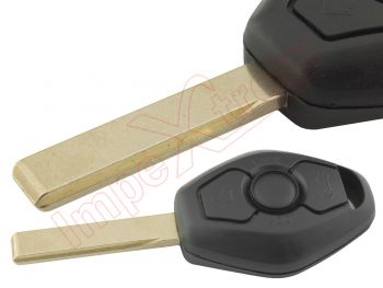 Carcasa genérica compatible para telemandos BMW 3, 5, 6, X3, X5, Z4, 3 botones