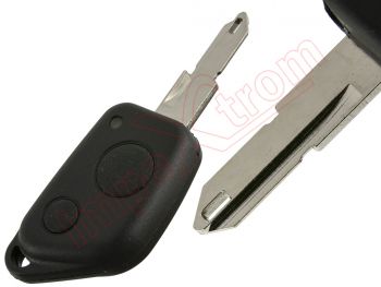2-button and infrared remote control housing Peugeot 206