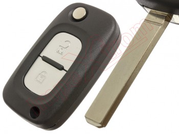 Compatible housing for Renault Clio III remote controls, 2 buttons