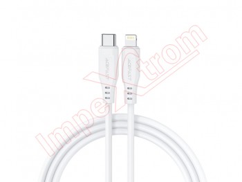Cable de datos blanco ACEFAST C3-01 de USB-C a lightning, carga rápida 30W 3A, 1,2 metros, en blíster