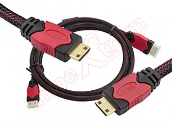 Cable de datos HDMI a HDMI mini de alta velocidad
