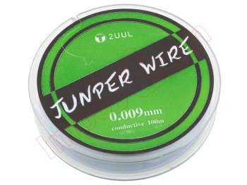 2UUL conductive jumper wire for CPU/IC soldering 0.009mm, 100 meters