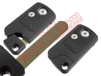 Compatible housing for Honda remote controls, 2 buttons, with spreader