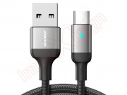 high-quality-black-data-cable-joyroom-s-um018a10-with-2-4a-fast-charging-with-usb-a-connector-to-micro-usb-connector-1-2m-length-in-blister