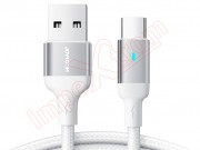 high-quality-white-data-cable-joyroom-s-uc027a10-with-3a-fast-charging-with-usb-a-connector-to-usb-type-c-of-1-2m-length-in-blister