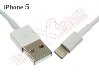 White lightning data cable for Apple devices length 2 meters