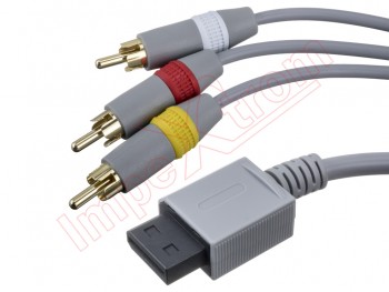 Cable genérico con conector AV Nintendo WII