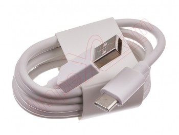 White data cable DL129, 10A load, approx. 1 meter in length