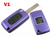 compatible-housing-for-peugeot-citroen-violet-aluminum-3-buttons
