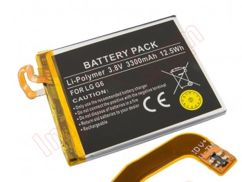 Batería genérica para LG G6, H870 - 3300mAh / 3.8V / 12,5 Wh / Li-Polymer