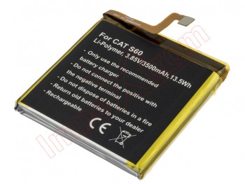 Battery for Cat S60 - 3500mAh / 3.5V / 13.48WH / Li-polymer