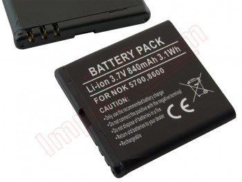Batería genérica BP-5M para Nokia 5610 - 840mAh / 3.7V / 3.1Wh / Li-polymer
