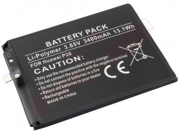 Generic battery for Huawei P20 - 3400mAh / 3.85V / 13.1Wh / Li-Polymer