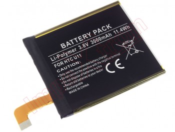 Batería B2PZC100 genérica para HTC U11 - 3000mAh / 3.8V / 11.4 Wh / Li-polymer