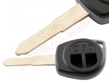 Producto genérico - Carcasa de telemando 2 botones para Suzuki Swift, con espadín
