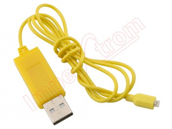 Cable USB de carga drone Syma X12 / X12S, amarillo