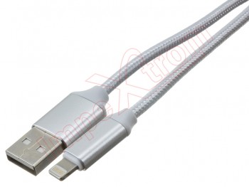 data cable lightning to usb 2m white and silver