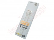 white-x-one-usb-to-usb-type-c-data-charging-cable-120w-max-6a-fast-charge-1-meter-long-in-blister