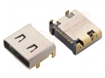 USB type C 14-pin generic charging, data and accessory connector, 0,89 x 0,73 x 0,38 cm