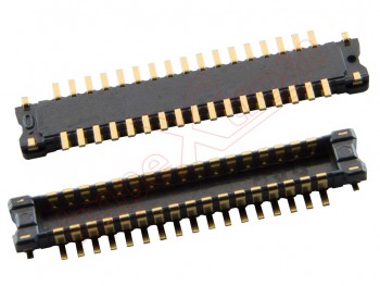 34-pin motherboard to LCD display FPC connector for Samsung Galaxy A20, SM-A205 / Galaxy A50, SM-A505