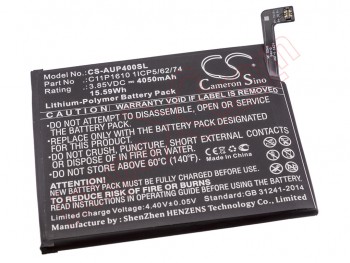 Batería genérica cameron sino c11p1610 para asus zenfone 4 max (zb550tl) - 4050mah / 3.85v / 15.59wh / li-polymer