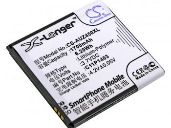 Batería genérica Cameron Sino C11P1403 para Asus ZenFone 4.5, A450CG - 1700 mAh / 3.7V / 6.29 Wh / Li-ion