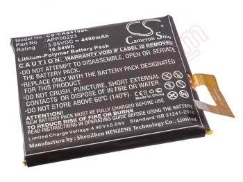Batería genérica Cameron Sino APP00223 para Caterpillar S41 - 4400mAh / 3.85V / 16.94WH / Li-Polymer