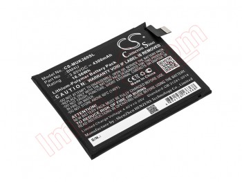 Batería genérica Cameron Sino BM4U para Xiaomi Redmi K30 Ultra 5G, M2006J10C - 4300mAh / 3,85V / 16,56Wh / Li-Polymer