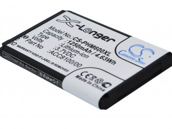 Bateria para Philips Pocket Memo DPM6000, Pocket Memo DPM7000, Pocket Memo DPM8000
