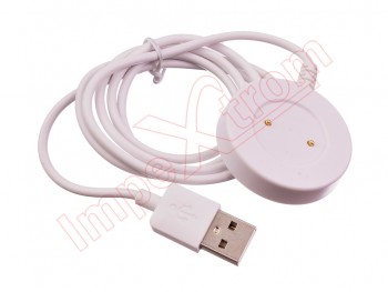 White Wireless USB Charging Stand/Charger with Magnetic Charging for Huawei 1m Cable