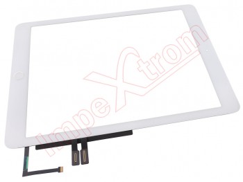 pantalla táctil blanca calidad standard con botón plata iPad 6 gen (2018), a1893, a1954