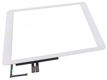 pantalla táctil blanca calidad premium con botón dorado iPad 6 gen (2018), a1893, a1954. Calidad PREMIUM