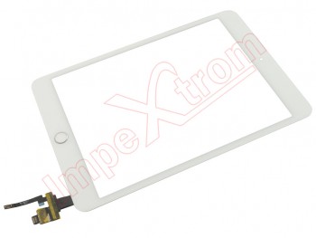 pantalla táctil blanca calidad standard con botón plata iPad mini 3, a1599, a1600 (2014)
