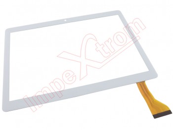 Pantalla táctil digitalizadora blanca para tablet Polaroid MID1045PXE03 de 10,1" pulgadas