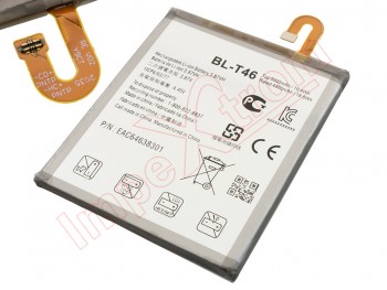 Batería genérica bl-t46 para lg v60 thinq 5g, lm-v600 - 5000 mah / 3.87 v / 19.4 wh / li-ion