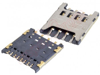 Connector with sim card reader for LG L50, D213, D213N, LG F60, D390, D390N, LG L Fino, D290, D290N